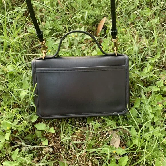 Vintage Coach Casino #9924 Crossbody Bag BLACK - Picture 7 of 16